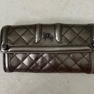 Burberry Bronze Quilted Wallet